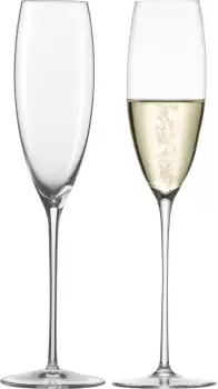 Set 2 pahare sampanie Zwiesel Glas Enoteca Sparkling Wine Moussier Point handmade 214ml imagine