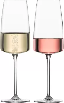 Set 2 pahare sampanie Zwiesel Glas Vivid Senses Moussier Point 388ml imagine
