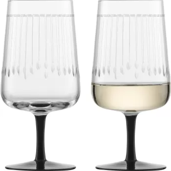 Set 2 pahare vin alb Zwiesel Glas Glamorous handmade cristal Tritan 323ml imagine