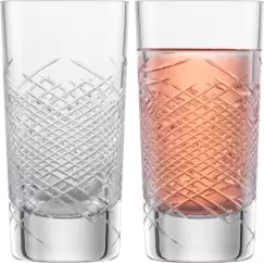 Set 2 pahare Zwiesel Glas Bar Premium No.2 Longdrink design Charles Schumann handmade 353ml imagine