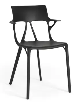 Set 2 scaune Kartell A.I. design Philippe Starck negru imagine