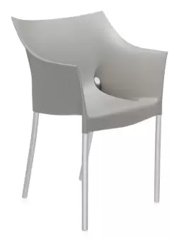 Set 2 scaune Kartell DR. NO design Philippe Stark gri imagine