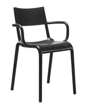 Set 2 scaune Kartell Generic A design Philippe Starck negru imagine