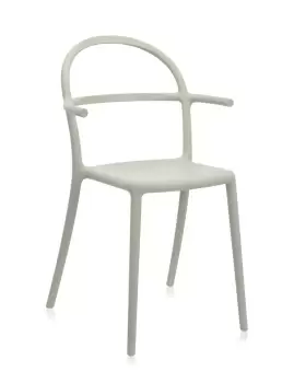 Set 2 scaune Kartell Generic C design Philippe Stark gri mat imagine