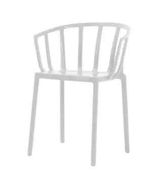 Set 2 scaune Kartell Venice design Philippe Starck alb imagine