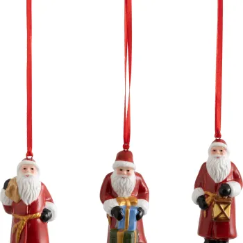 Set 3 decoratiuni brad Villeroy & Boch Nostalgic Ornaments Santa Claus 8cm imagine