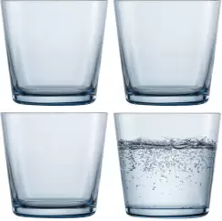 Set 4 pahare apa Zwiesel Glas Together 367ml smoke blue imagine