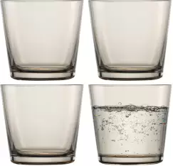 Set 4 pahare apa Zwiesel Glas Together 367ml taupe imagine