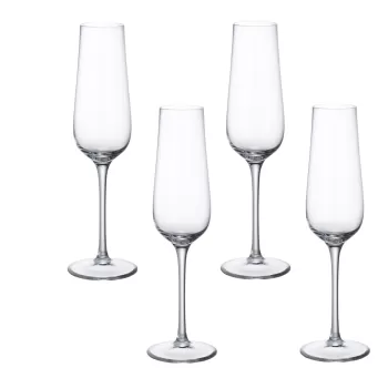 Set 4 pahare sampanie Villeroy & Boch Purismo Specials 250mm 0 27 litri imagine
