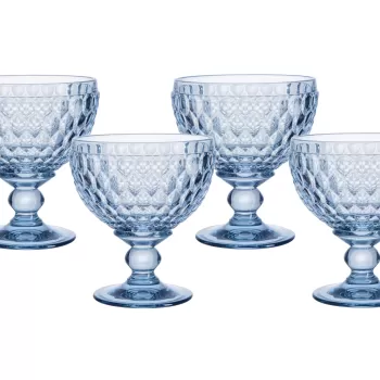 Set 4 pahare Villeroy & Boch Boston Champagne Blue 0.40 litri imagine