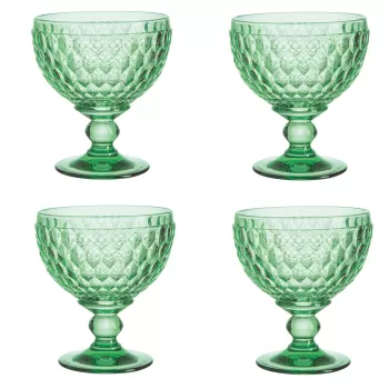 Set 4 pahare Villeroy & Boch Boston Champagne Green 0.40 litri imagine