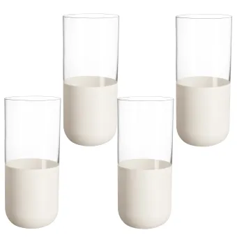 Set 4 pahare Villeroy & Boch Manufacture Rock Blanc Tumbler 300 ml imagine