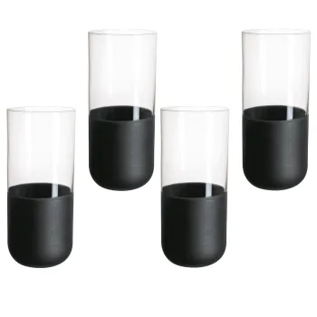 Set 4 pahare Villeroy & Boch Manufacture Rock Tumbler 300ml imagine
