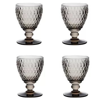 Set 4 pahare vin alb Villeroy & Boch Boston Coloured fumuriu 120mm 0.23 litri imagine