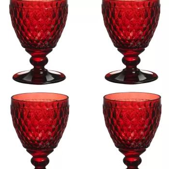 Set 4 pahare vin alb Villeroy & Boch Boston Coloured rosu 120mm 0.23 litri imagine
