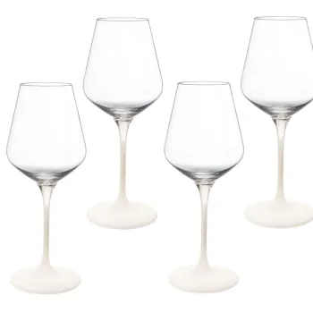 Set 4 pahare vin alb Villeroy & Boch Manufacture Rock Blanc 380 ml imagine