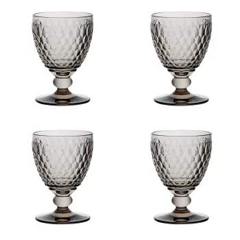 Set 4 pahare vin rosu Villeroy & Boch Boston Coloured fumuriu 132mm 0.31 litri imagine