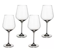 Set 4 pahare vin rosu Villeroy & Boch La Divina Bordeaux Goblet 252mm 0 65 litri imagine