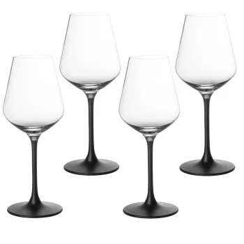 Set 4 pahare vin rosu Villeroy & Boch Manufacture Rock Goblet 234mm imagine
