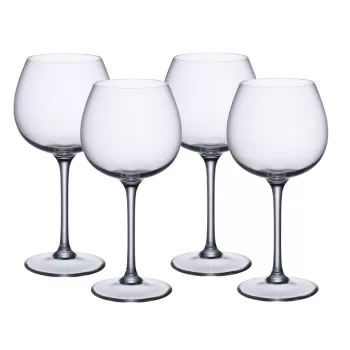 Set 4 pahare vin rosu Villeroy & Boch Purismo Wine Goblet 208mm 0 55 litri imagine