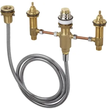 Set baza ingropat simplu Hansgrohe pentru baterii cu 4 elemente imagine
