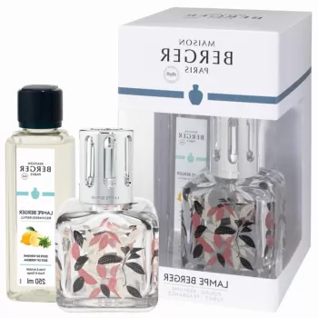 Set Berger lampa catalitica Glacon Leaves cu parfum Zeste de Verveine imagine