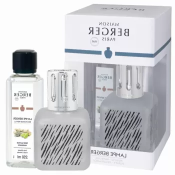 Set Berger lampa catalitica Glacon Zebra cu parfum Terre Sauvage imagine