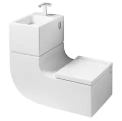 Set concept Roca W+W contine lavoar baterie lavoar vas wc si capac imagine