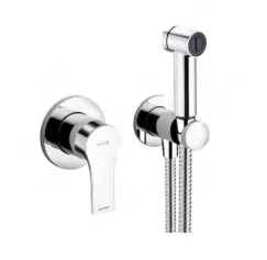Set dus igiena intima Kludi Zenta SL cu para agatatoare furtun de dus si baterie incastrata imagine