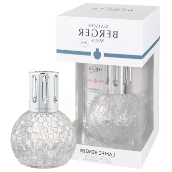 Set lampa catalitica cu parfum Maison Berger Disco Transparent cu parfum Liliflora 250ml imagine