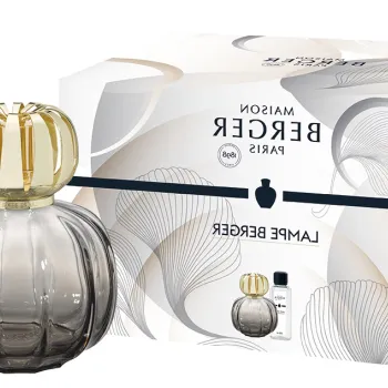Set lampa catalitica Maison Berger Corali Grey cu parfum Velvet of Orient 250ml imagine