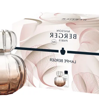 Set lampa catalitica Maison Berger Corali Pink cu parfum Lady Flower 250ml imagine
