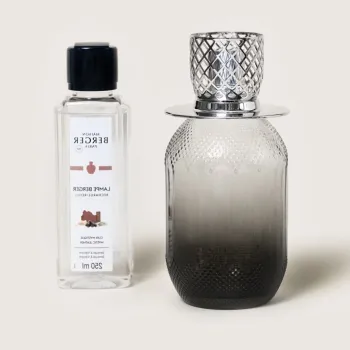 Set Maison Berger lampa catalitica Evanescence Grise cu parfum Mystic Leather imagine