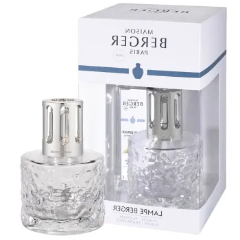 Set Maison Berger lampa catalitica Mirage Transparente cu parfum Pure White Tea imagine