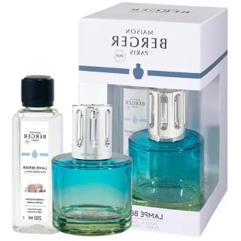 Set Maison Berger lampa catalitica Pure Blue-Nude cu parfum Caresse de Coton imagine