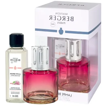 Set Maison Berger lampa catalitica Pure Rose-Nude cu parfum Sous les Magnolias imagine