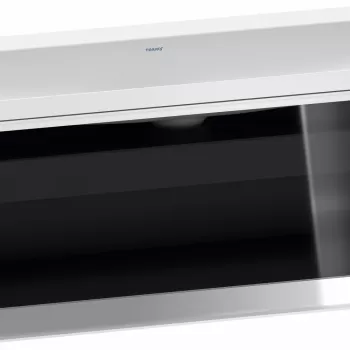 Set mobilier Duravit Vitrium cu lavoar dublu 120cm fara orificiu baterie si dulap baza cu un sertar cu front sticla c-bonded iluminare interioara alb mat imagine