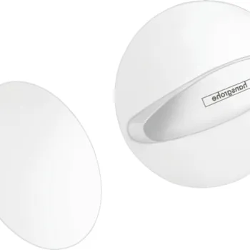 Set ornamente pentru sifon cu preaplin pentru cada Hansgrohe Flexaplus alb mat imagine