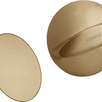 Set ornamente pentru sifon cu preaplin pentru cada Hansgrohe Flexaplus bronz periat imagine