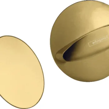 Set ornamente pentru sifon cu preaplin pentru cada Hansgrohe Flexaplus gold optic lustruit imagine