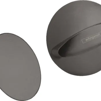 Set ornamente pentru sifon cu preaplin pentru cada Hansgrohe Flexaplus negru periat imagine