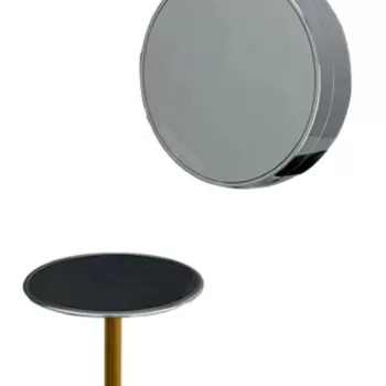 Set ornamente sifon pentru cada Geberit D52 cu preaplin si capac negru mat imagine