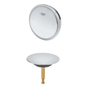 Set ornamente sifon pentru cada Grohe Talento cu preaplin si capac crom imagine