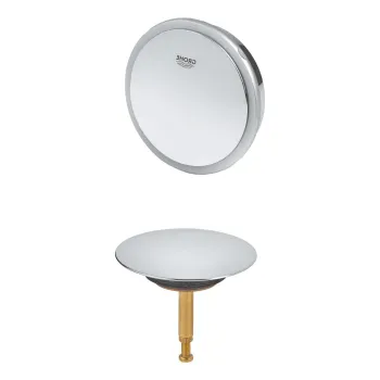Set ornamente sifon pentru cada Grohe Talento cu preaplin si capac  crom imagine