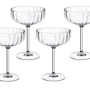 Set pahare sampanie Villeroy & Boch Rose Garden Coupe  4 piese imagine