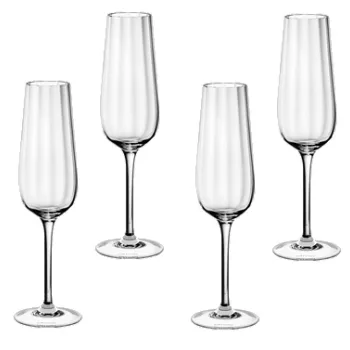 Set pahare sampanie Villeroy & Boch Rose Garden Flute  4 piese imagine