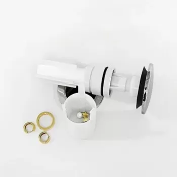 Set sifon lavoar Villeroy & Boch EasyAcces cu ventil Push-Open crom imagine