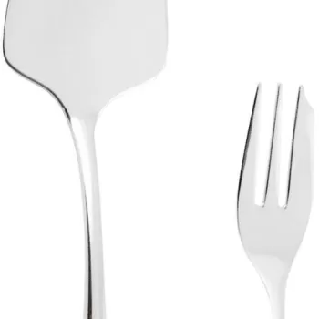 Set tacamuri desert Sambonet Dream 13 piese inox placat cu argint imagine