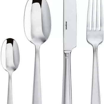 Set tacamuri Sambonet Flat Solid Handle 24 piese inox imagine