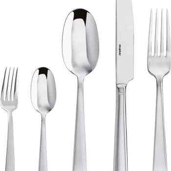 Set tacamuri Sambonet Flat Solid Handle 30 piese inox imagine